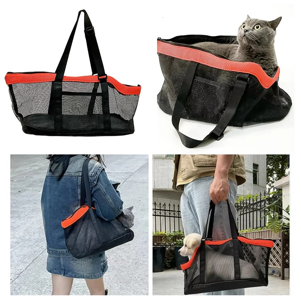 Backpack for Dogs, Laptop Bag for Puppies, Cats Shoulder Bag, Foldable, Breathable, Comfortable Travel Bag for Cats, Pet Accessories