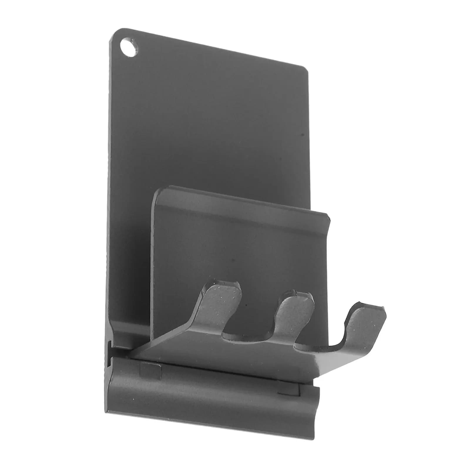 Portaspazzolino e Portabicchiere 2-in-1 in Lega di Alluminio da Parete per Spazzolini Elettrici, Organizzatore per Doccia, Elegante Grigio