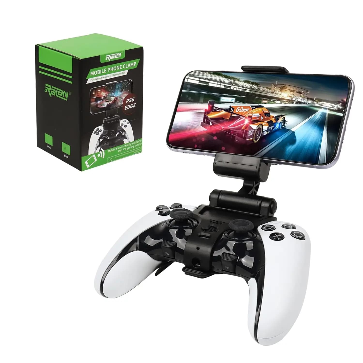 Per PS5 Dualsense Edge Elite Controller Supporto per telefono regolabile Supporto per clip Supporto per gioco mobile Accessori per gamepad