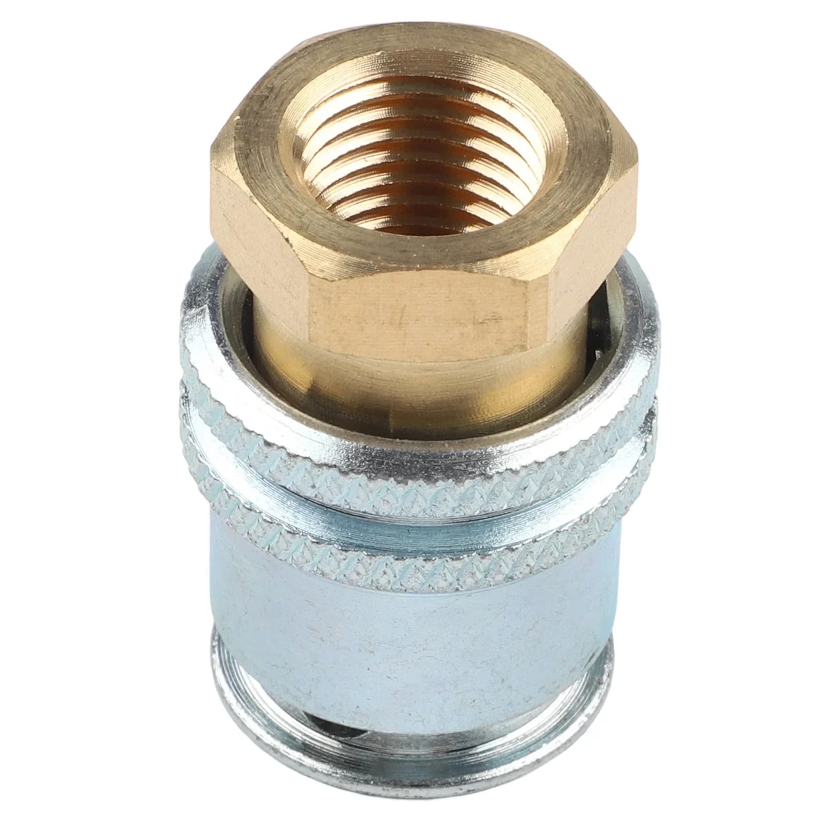 Connettore per gonfiaggio pneumatici in ottone con blocco rapido, 12 pezzi, filettatura 1/4 NPT, per valvole a foro largo con blocco rapido e guaina di tiro