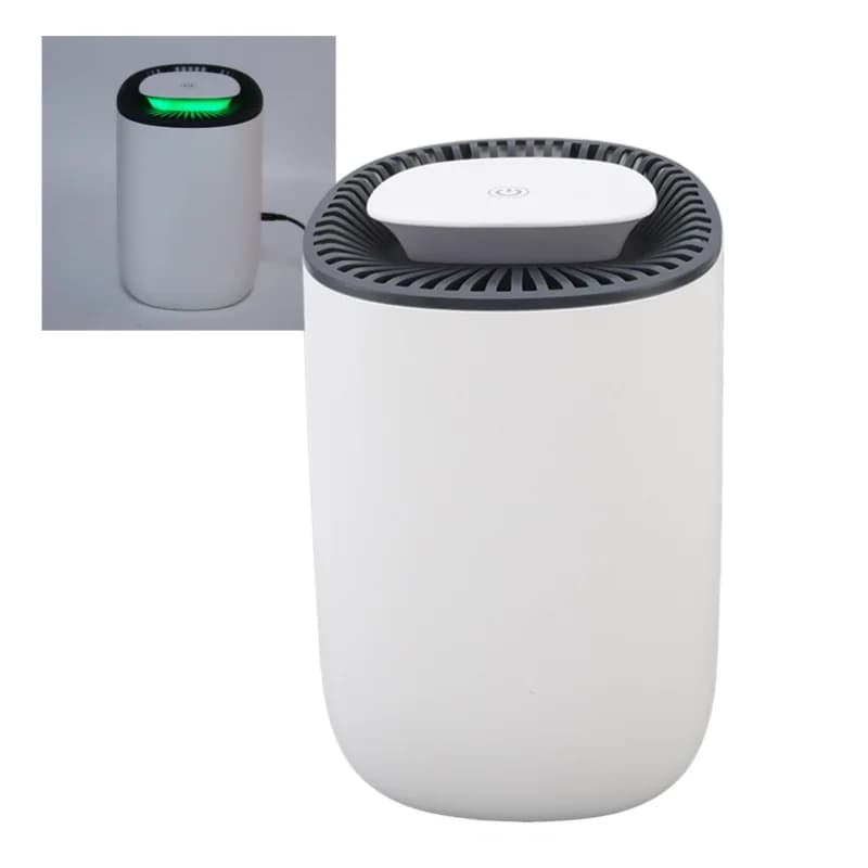 Piccolo deumidificatore a basso rumore a basso consumo energetico Mini deumidificatore domestico 100-240 V 23 W 600 ml Spina americana