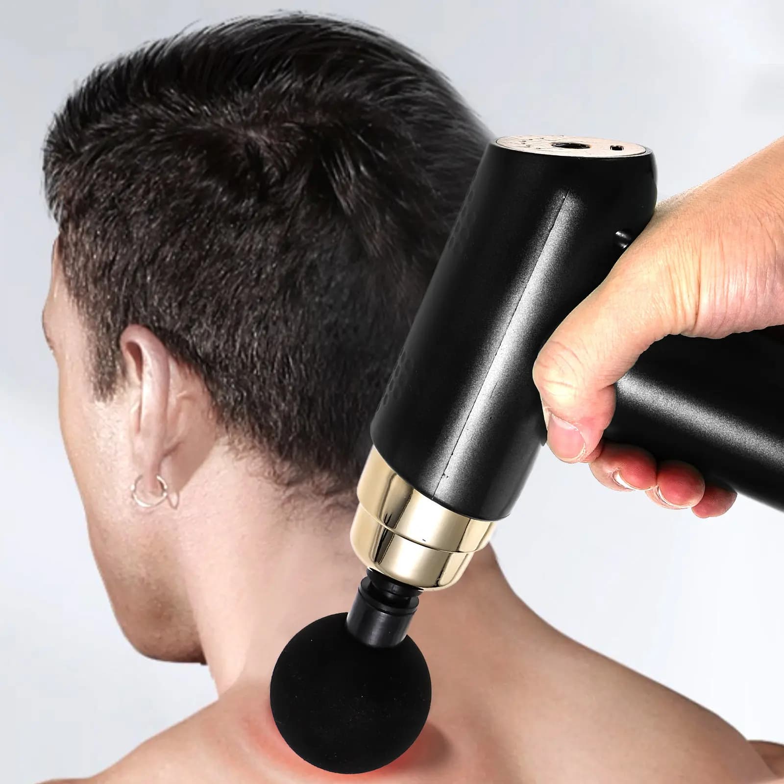 Set Mini Pistola Adjustable Electric Percussion Massage, Portable Muscular Massage for Domestic Use and Muscular Lift