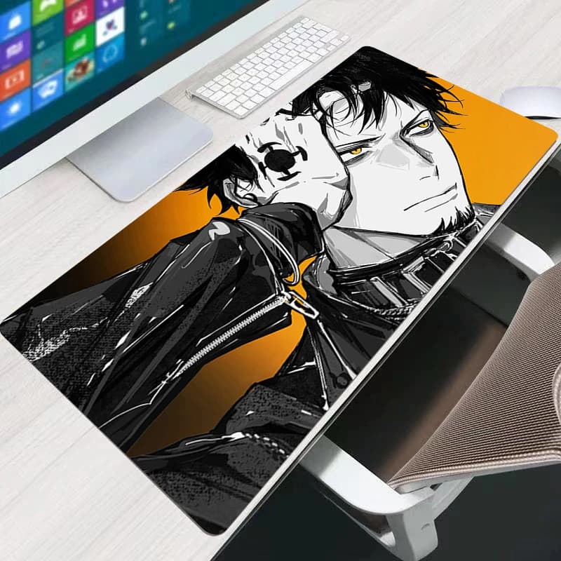 Tappetino per Mouse 90x40cm One Piece Law Gaming XXL, Tappetino Esteso per Tastiera, Tappeto da Scrivania per Computer