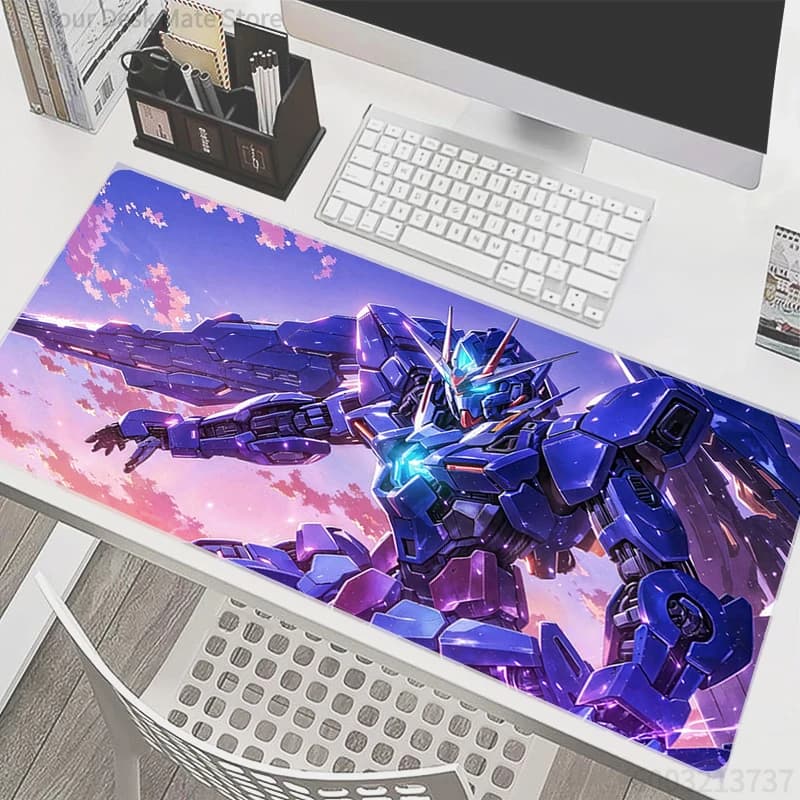 Tappetino per mouse M-mechanical Warrior G-gundam Anime Gamer Gaming Varmilo Tappetino per tastiera Tappetino per computer in gomma Tappetino per mouse