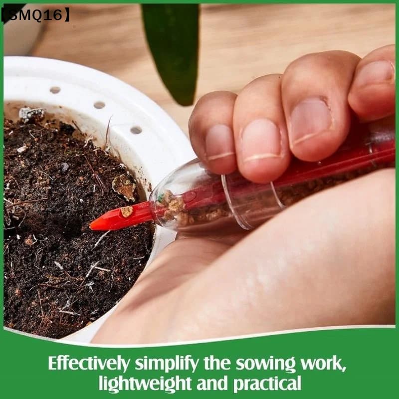 1pc Handheld Seed Dispenser Mini Manual Seeder Tool For Garden Planting Flower Pot Garden Bed Essential Gardening Supplies【SMQ】