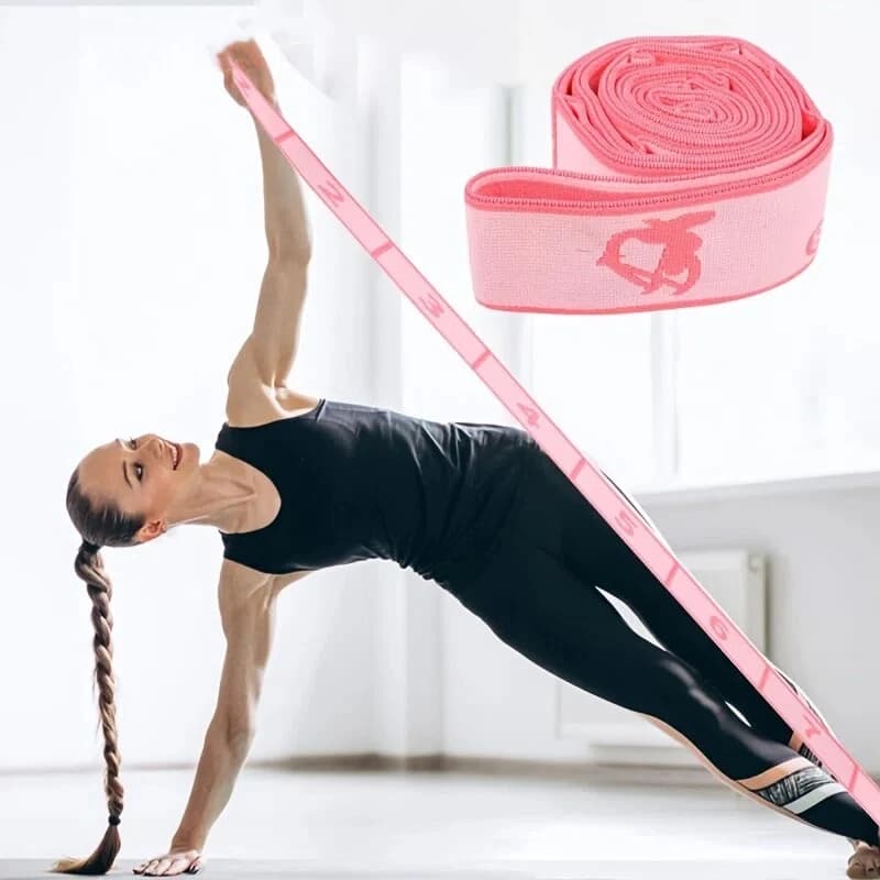 Fascia Elastica per Yoga 8/11, Cintura Ausiliaria per Stretching, Bande Elastiche per Allenamento Latino, Pilates e Danza per Principianti