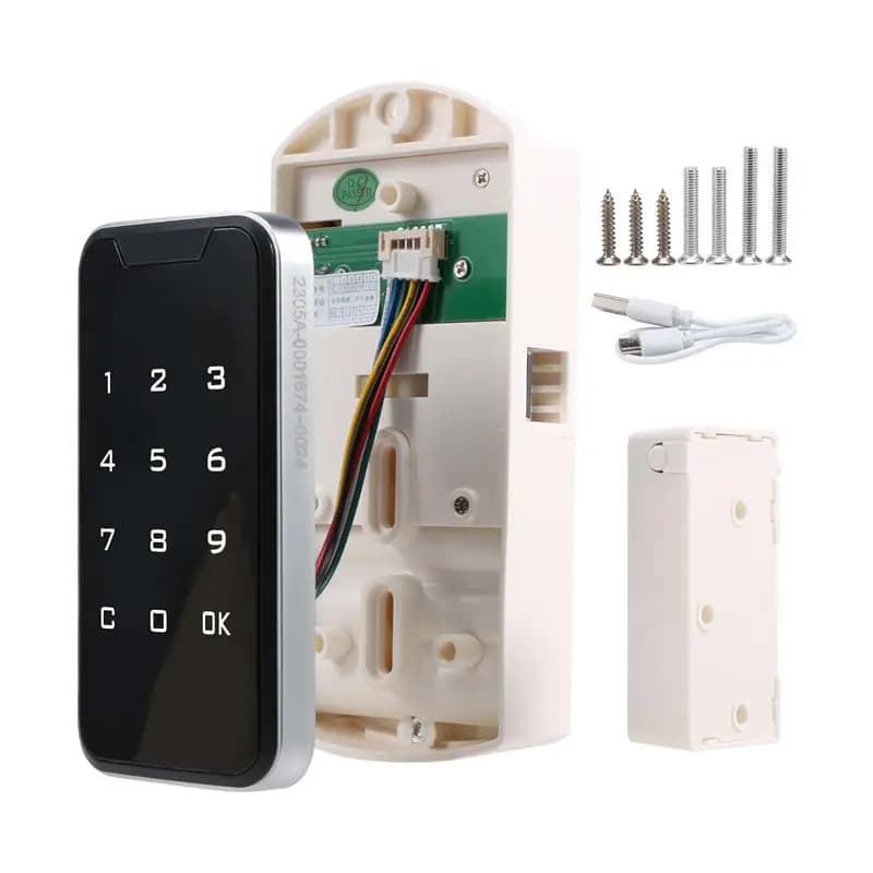 ABZZ-Electronic Serratura elettronica digitale intelligente con impronta digitale e tastiera per password senza chiave