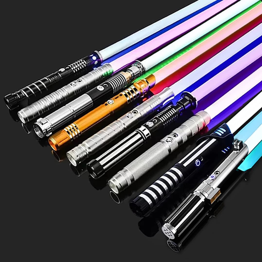 RGB Metal Lightsaber Laser Sword Toys Light Saber Espada Brinquedos Sabre De Luz Juguetes Kpop Lightstick Zabawki Oyuncak
