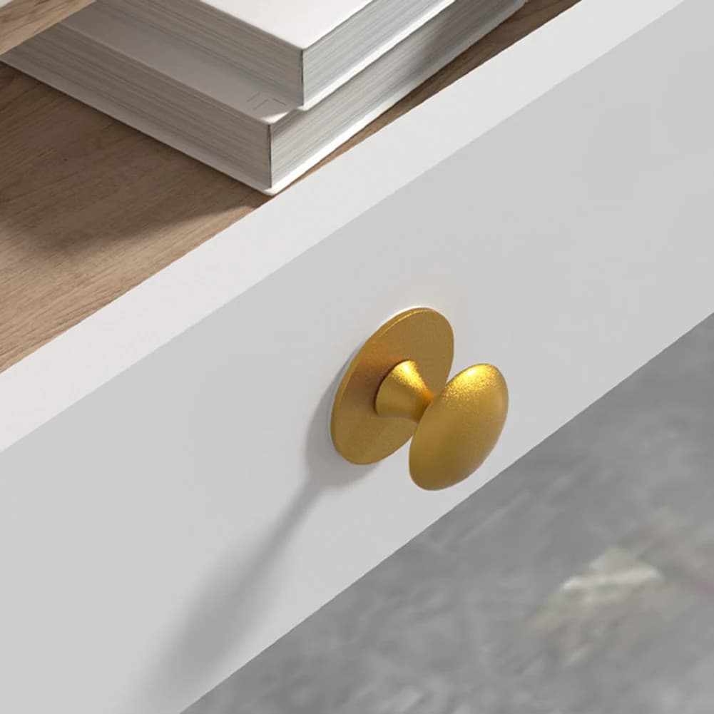 Maniglie per Cassetti 37*27*24mm in Alluminio, Classiche Opache per Armadi e Porte Scorrevoli, Ricambio per Maniglie