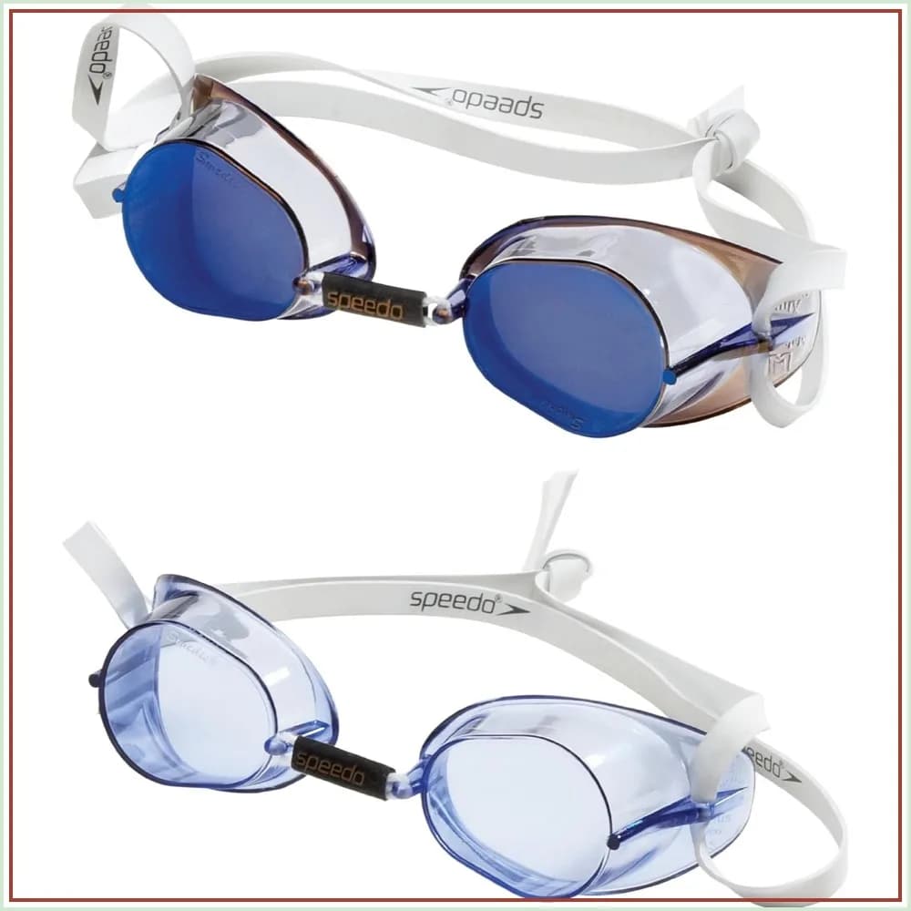 Swedish Style Swim Goggles - Regular & Mirrored Lenses, Low Profile, Anti-Fog