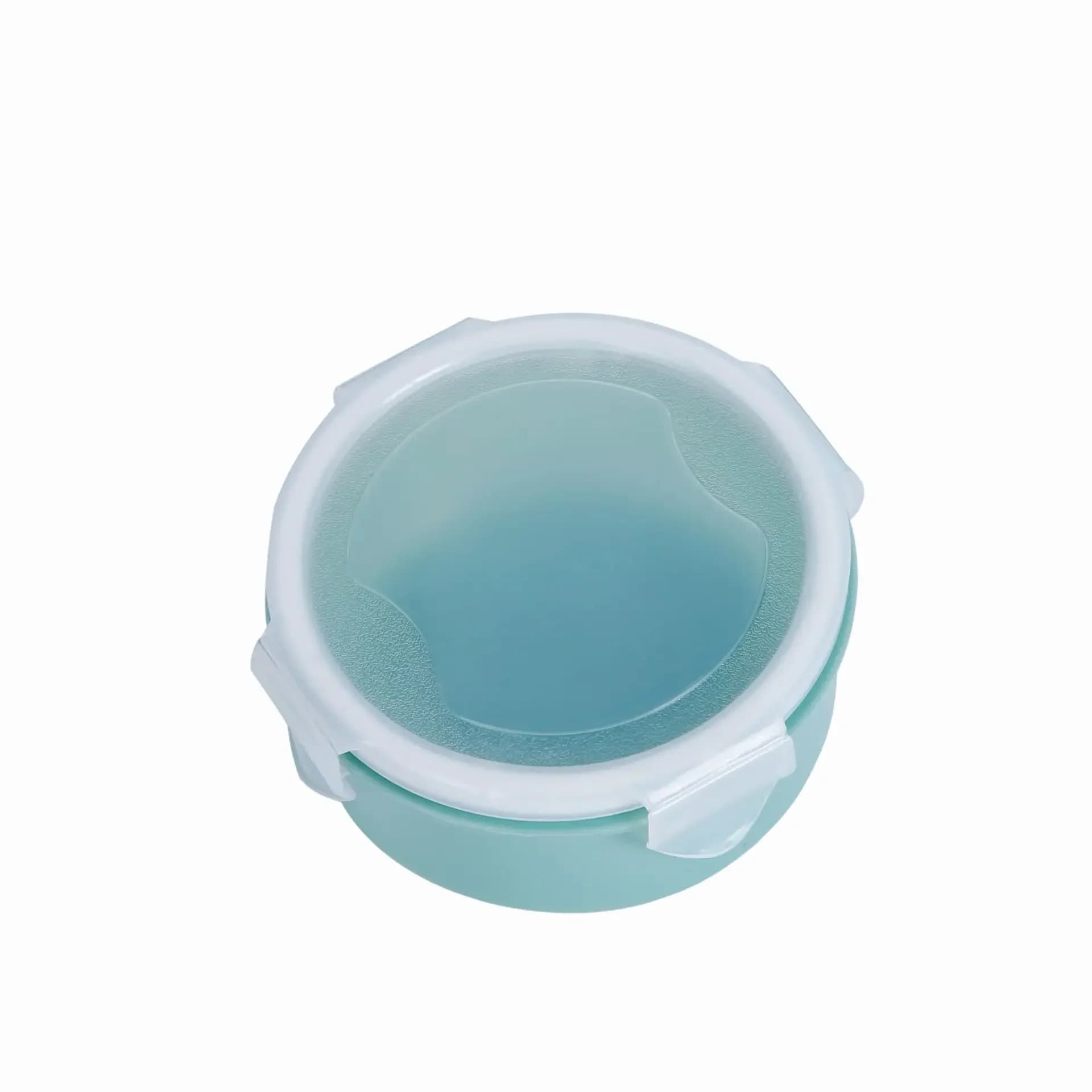 Bento Box per il pranzo in plastica per verdure, insalata di frutta, conservazione fresca con guarnizione del coperchio, a prova di perdite, per conservare gli alimenti da picnic in campeggio