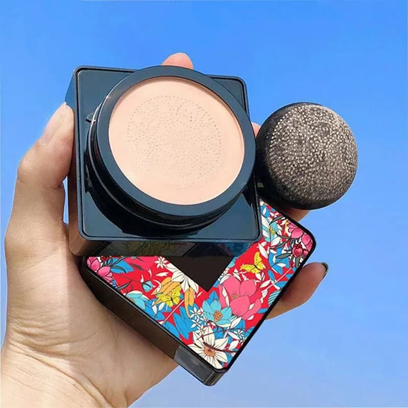 BB Cuscino d'aria Testa a fungo CC/BB Cream Correttore Crema per fondotinta Illumina il tono della pelle Crema per fondotinta di bellezza bellezza salute