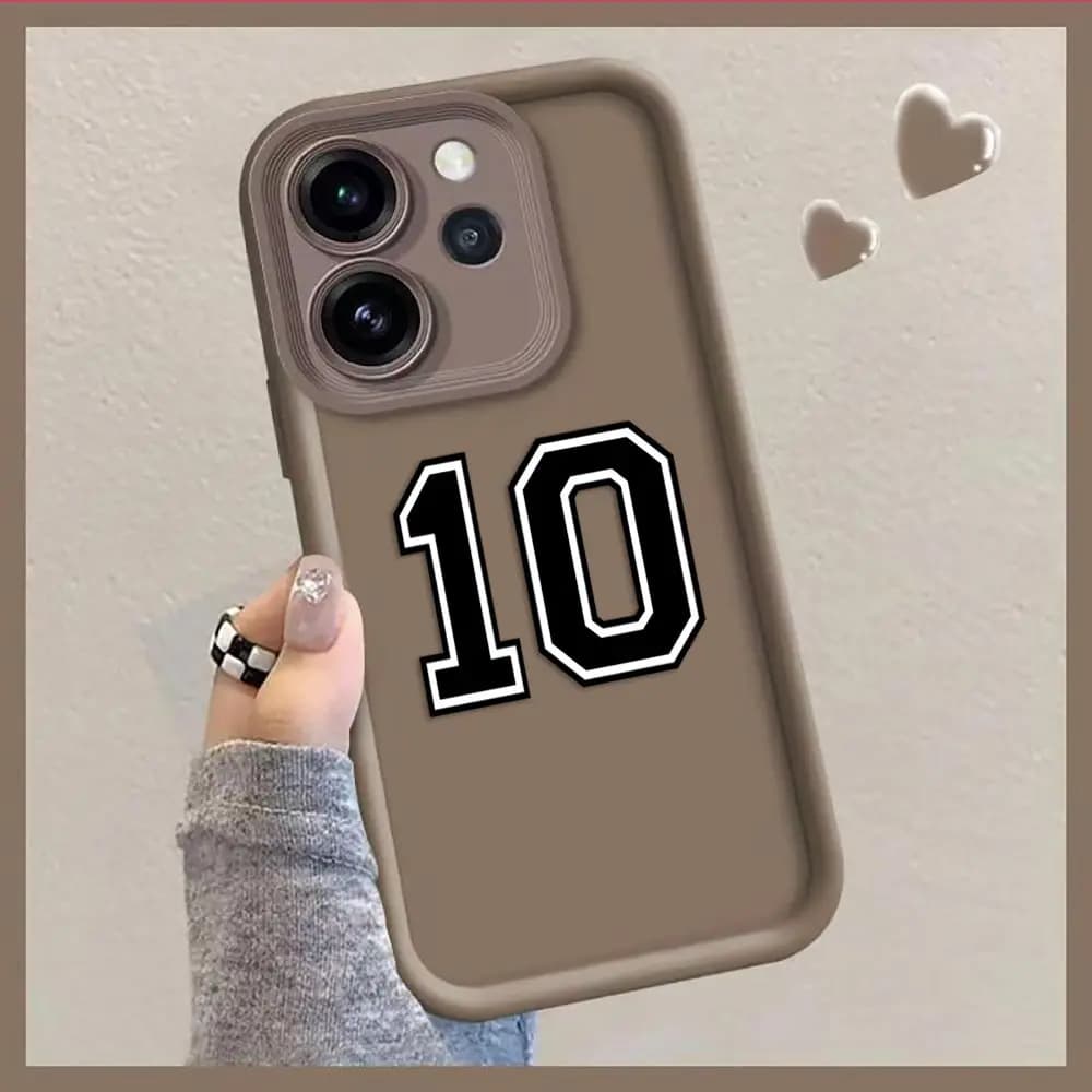 Phone Case For Infinix SMART SPARK 8 9 10 20C 30C 40C GO CAMON 20 30 40 50 POP 8 POVA 6 7 Cover Football Jersey Number 7 9 10