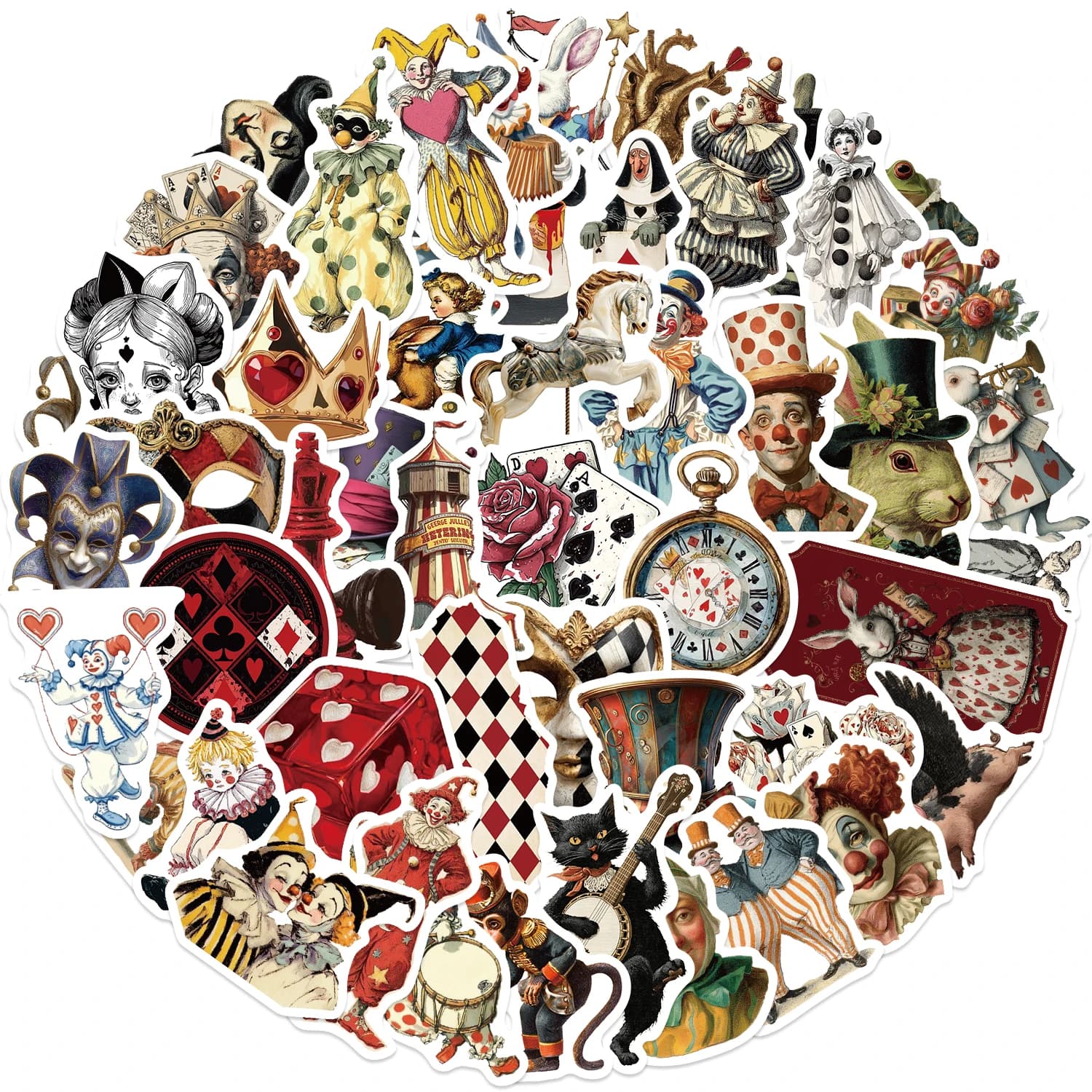 50pcs Retro Wishing Star Astronomy Universe Planet Stickers Galaxy Moon Astrology Aesthetics Stickers Suitcase Phone Notebook