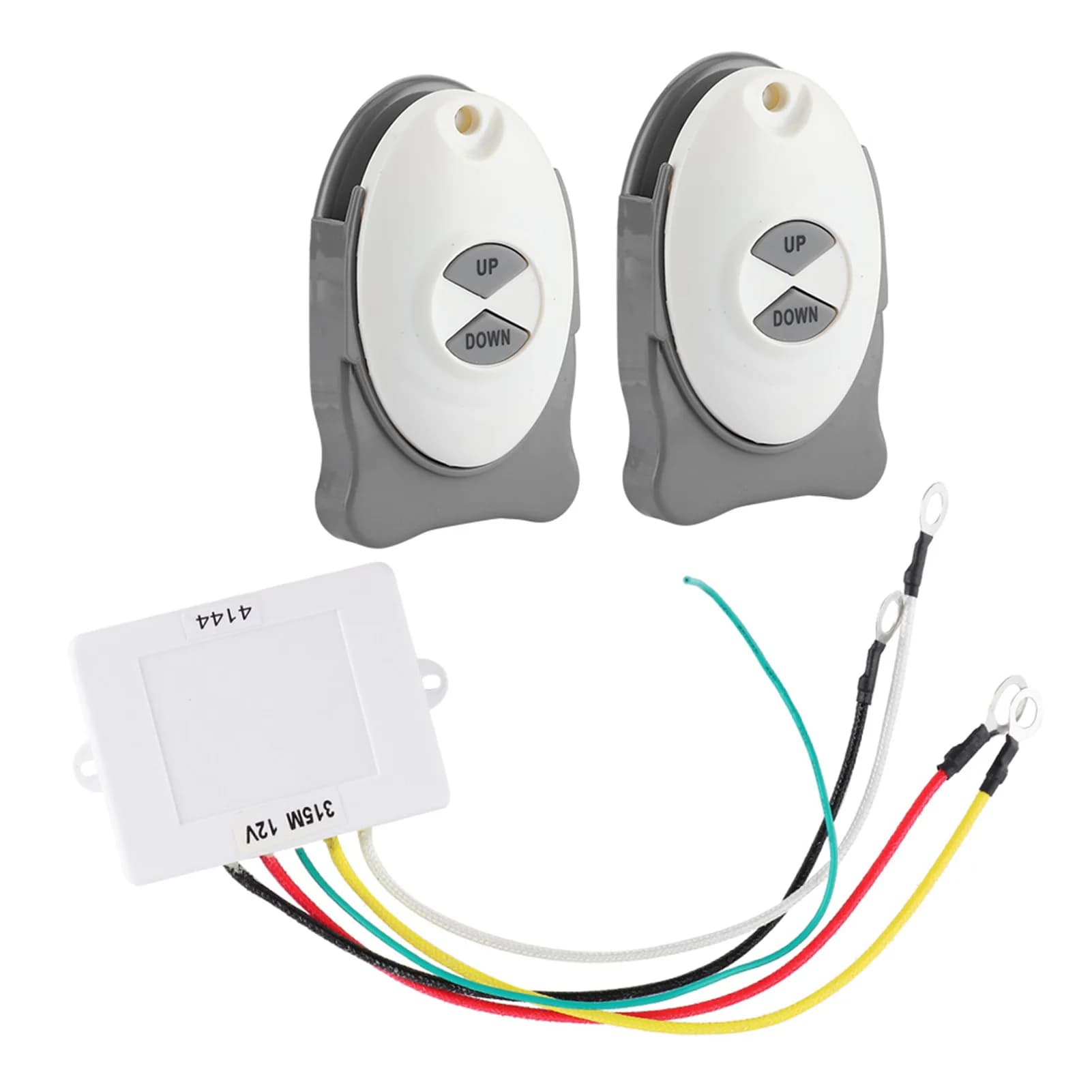 Telecomando per ancoraggio Paralume Interruttore wireless Trim Controller Accessorio per vela per barca marina 2 trasmettitori