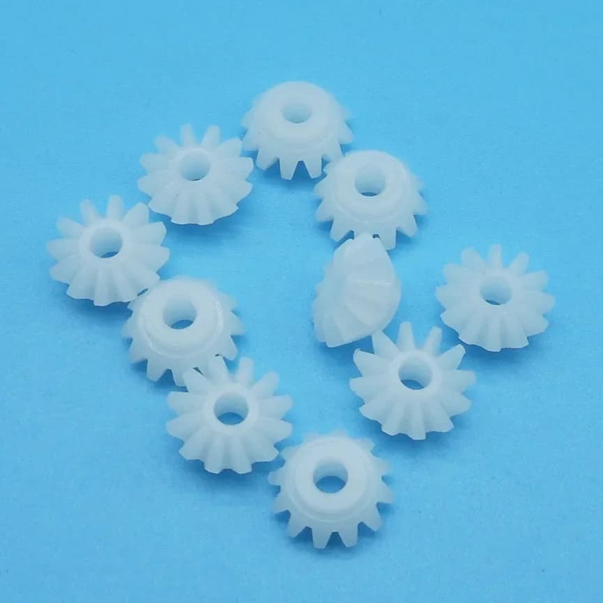 S122.5A 0.5 m Ingranaggi Conici 12 Denti 2.5mm Foro Dell'albero Denti Di Plastica Gear Parti di Giocattoli Accessori 10 pz/lotto
