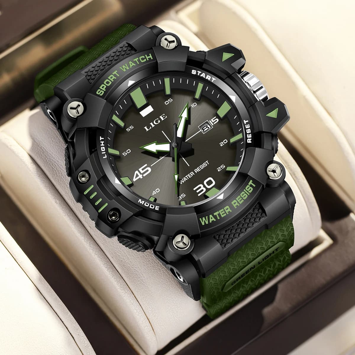 LIGE Nuovo Orologio da Uomo Originale di Lusso, Moda Business, Impermeabile in Silicone, Luminoso, Orologio da Polso al Quarzo, Relogios Masculino