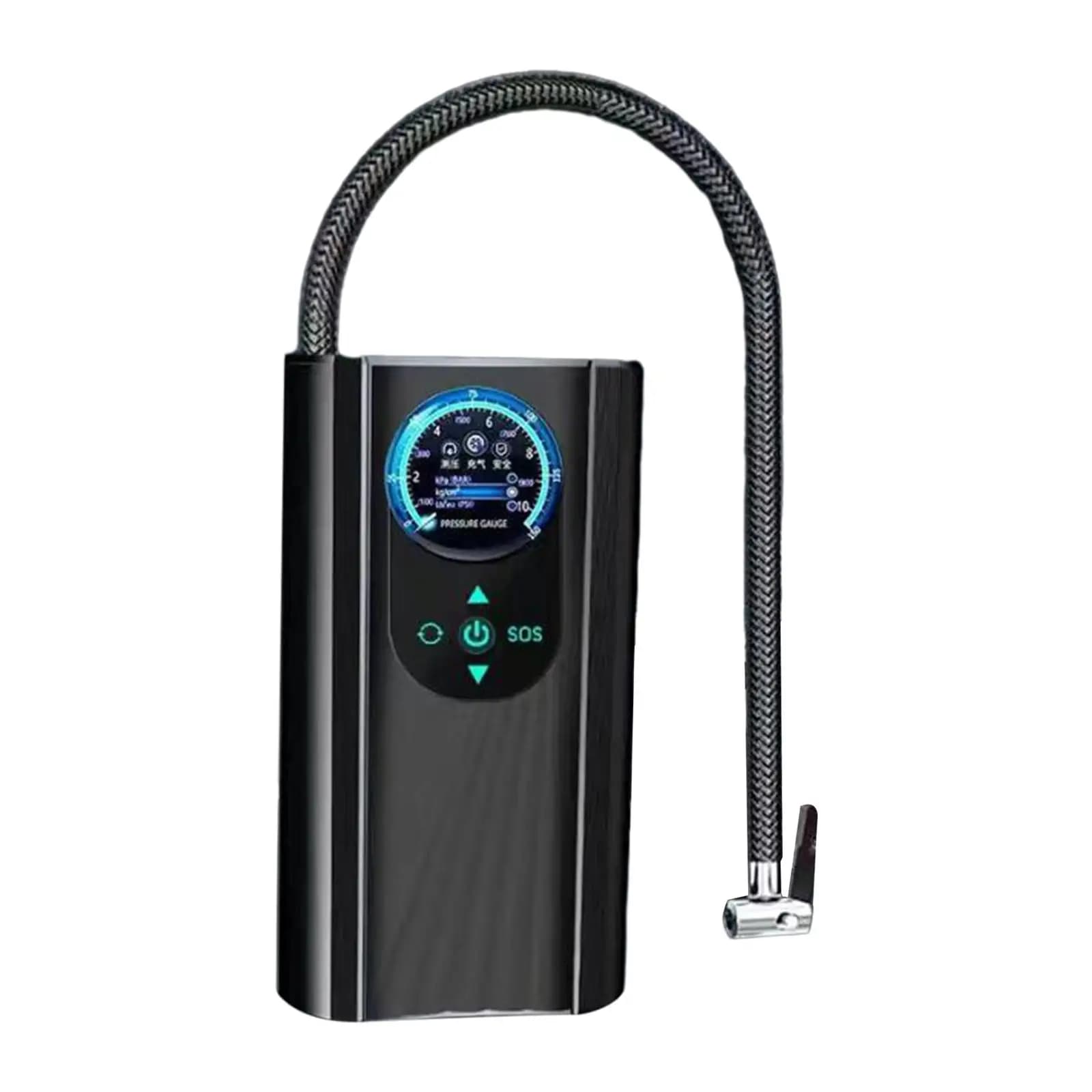 Accessori Auto per compressori d'aria portatili con manometro pompa per Mini bici veloce