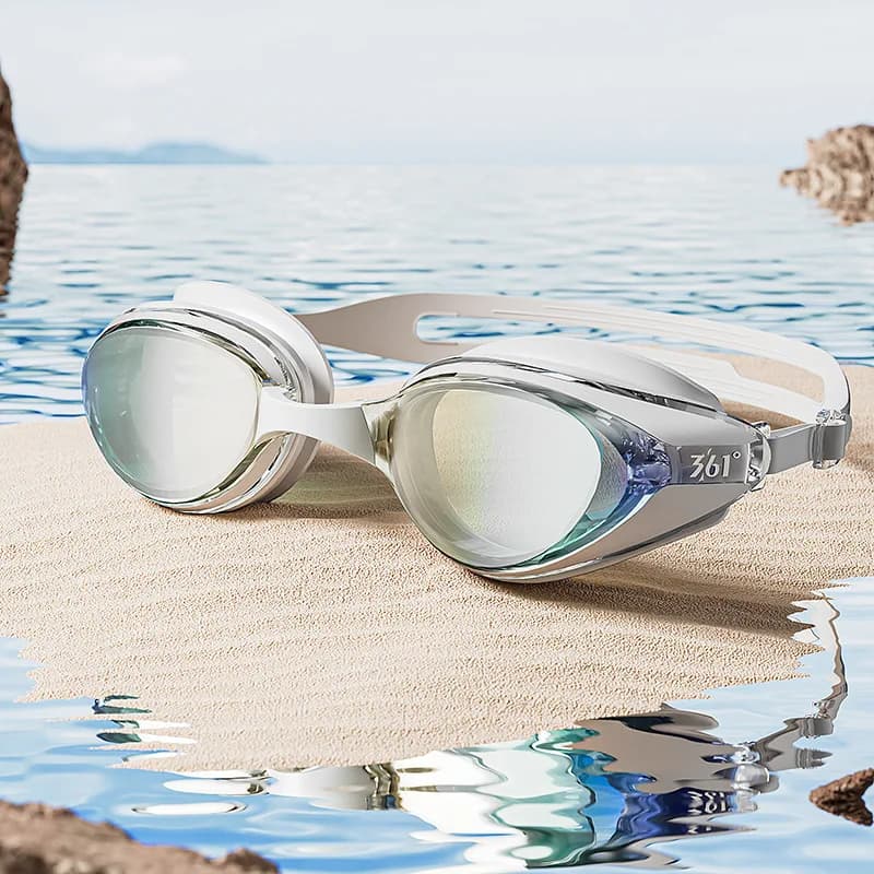 Anti-apartment Waterproof Adjustable Silicone Sports Miopia Swimwear Shield UV Beach Surfing Bathroom glasses Miopia Bathroom glasses