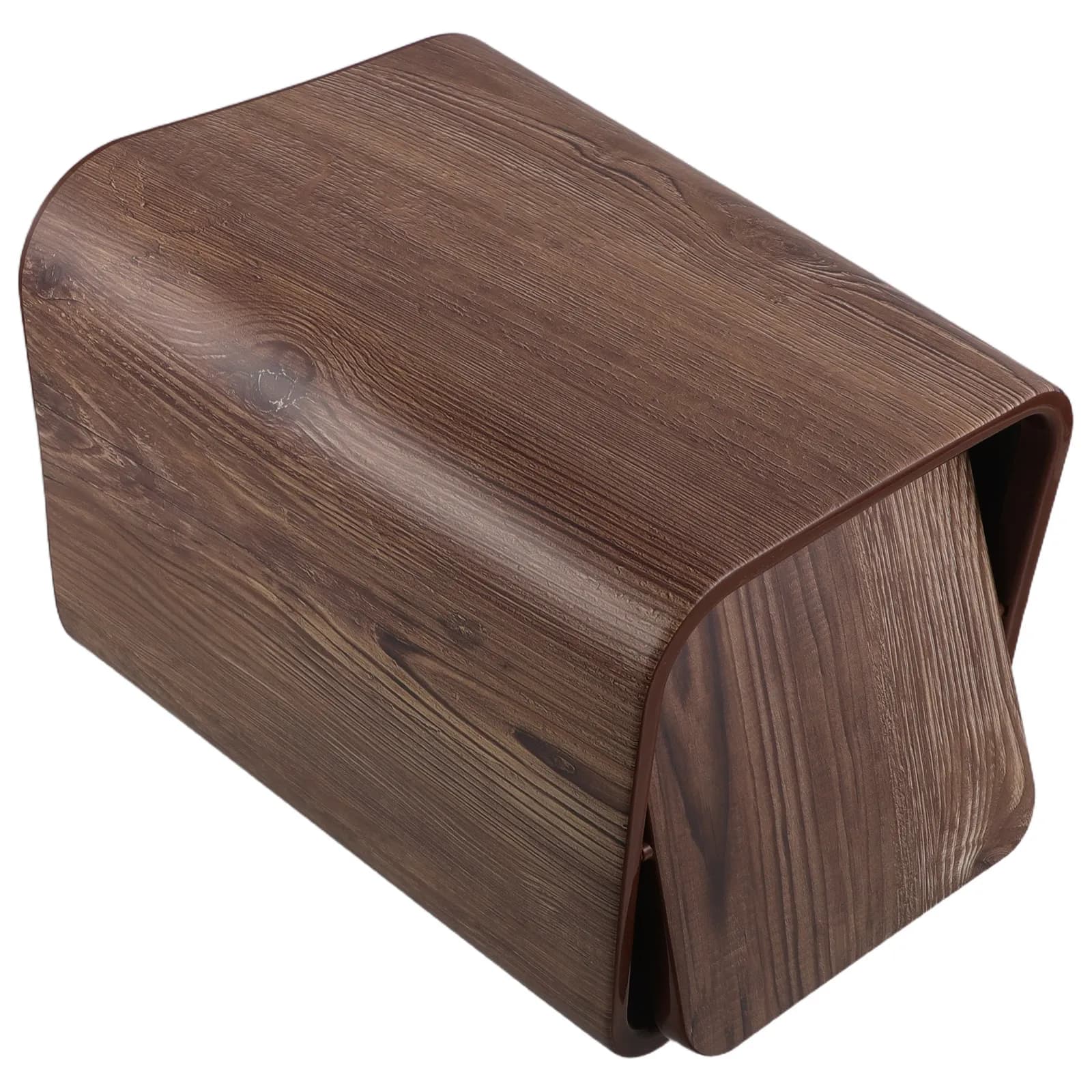 Cestino per Rifiuti in Stile Rustico da 8,5L con Coperchio a Battente, Facile da Pulire, in PP, per Camera da Letto, Bagno, Soggiorno, Ufficio
