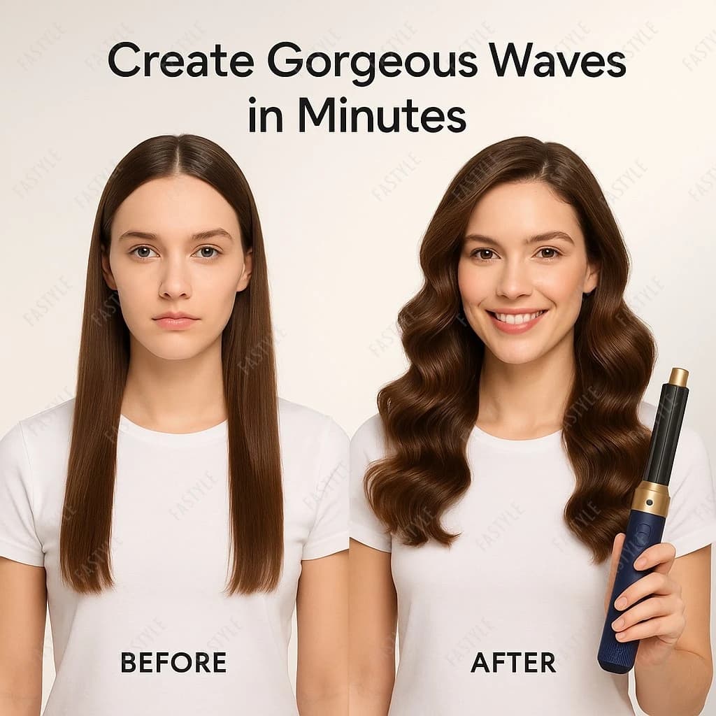 5 in 1 hairdryer brush with detachable accessories Hot air comb Iron hair curler for styling of all hair types