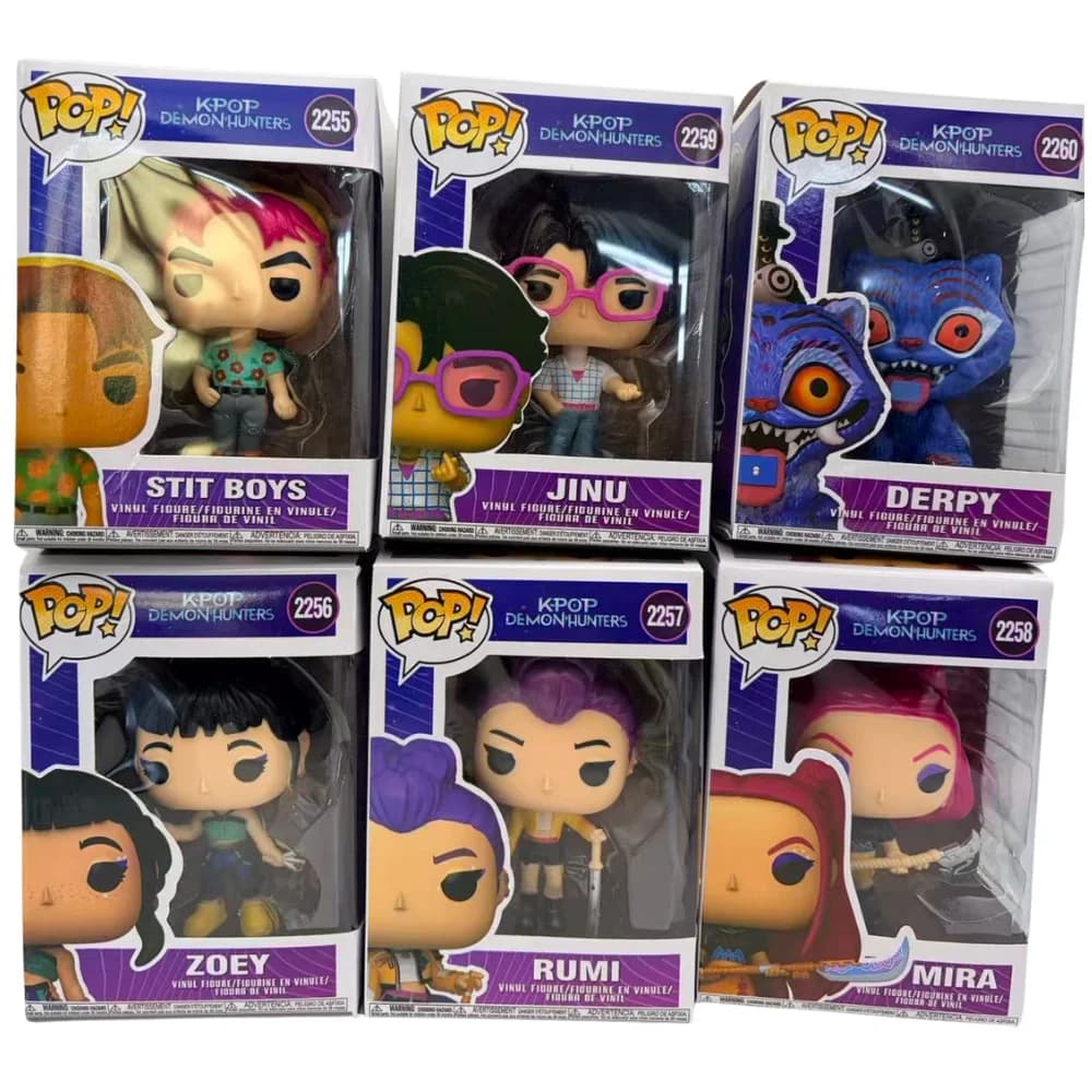 2026 Funko Pop K-Pop Demon Slayer doll, Rumi Mira Zoi character figure, soft vinyl action figure, birthday gift, fan club gift