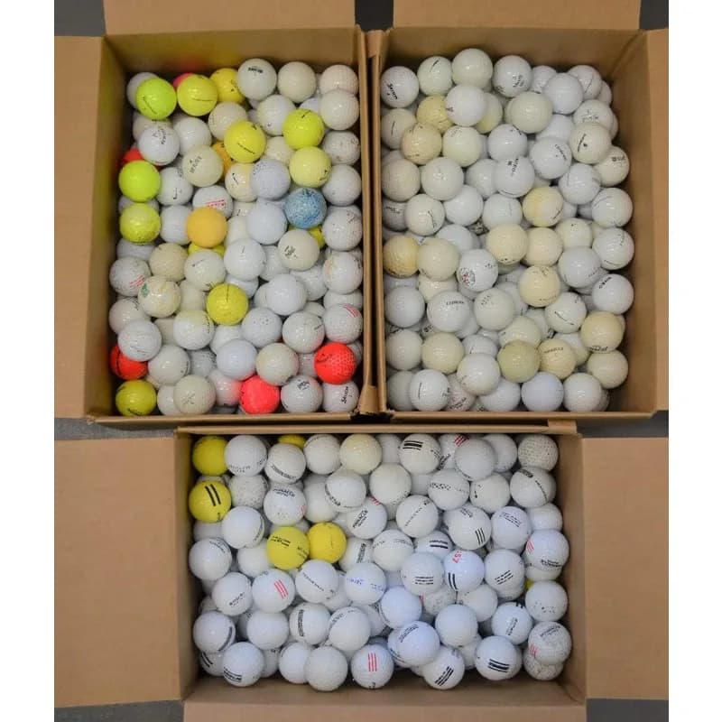 Palline da golf Planet-Shag/Practice/Gamma/Balline da golf usate