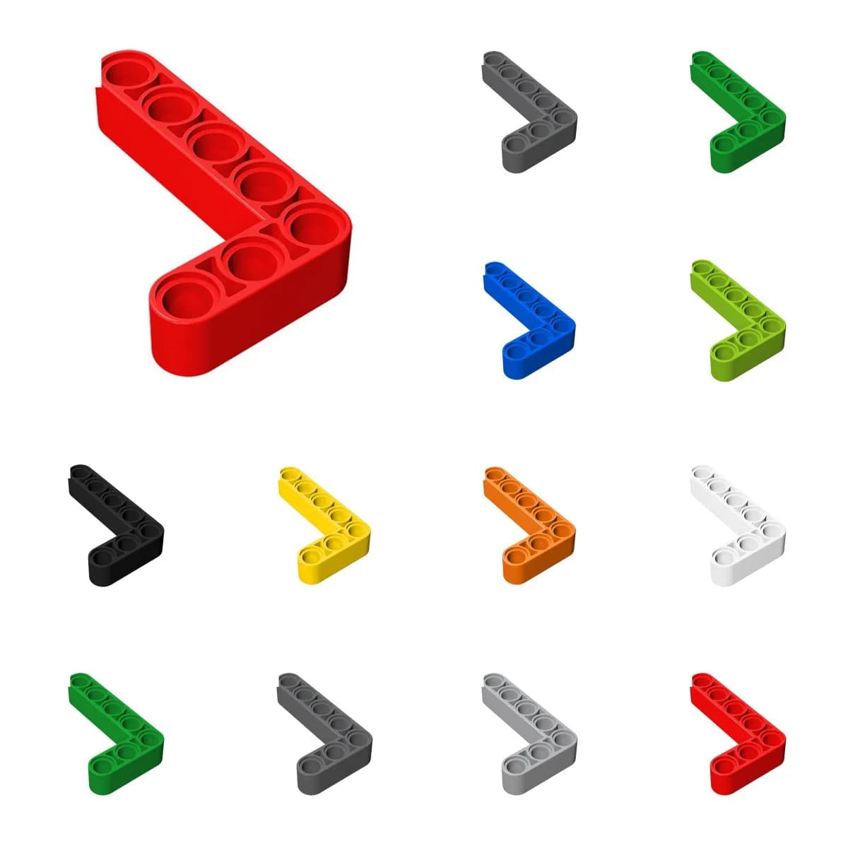 50 pz 32526 Modificato Piegato Spessore a Forma di L 3x5 Mattoni Collezioni Bulk Giocattoli Modulari Per Tecnico MOC FAI DA TE Vendita Edifici Blocchi