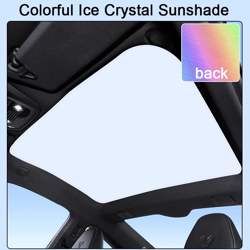 Per NETA GT 2023 2024 2025 Colorato di Cristallo di Ghiaccio Auto Tetto Parasole Lucernario Cieco Ombreggiatura Parabrezza Tetto Apribile Copertura Auto Accessorio