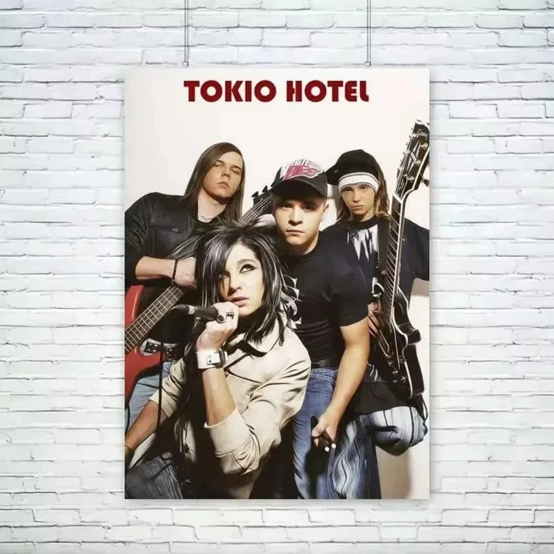 Poster della band Tokio Hotel, immagini da parete per soggiorno, decorazione per la stanza, pittura su tela