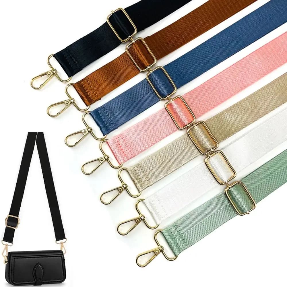 Accessori per borse Tracolla per borsa regolabile Tracolla per borsa in nylon tinta unita Borsa a tracolla con manico per borsa