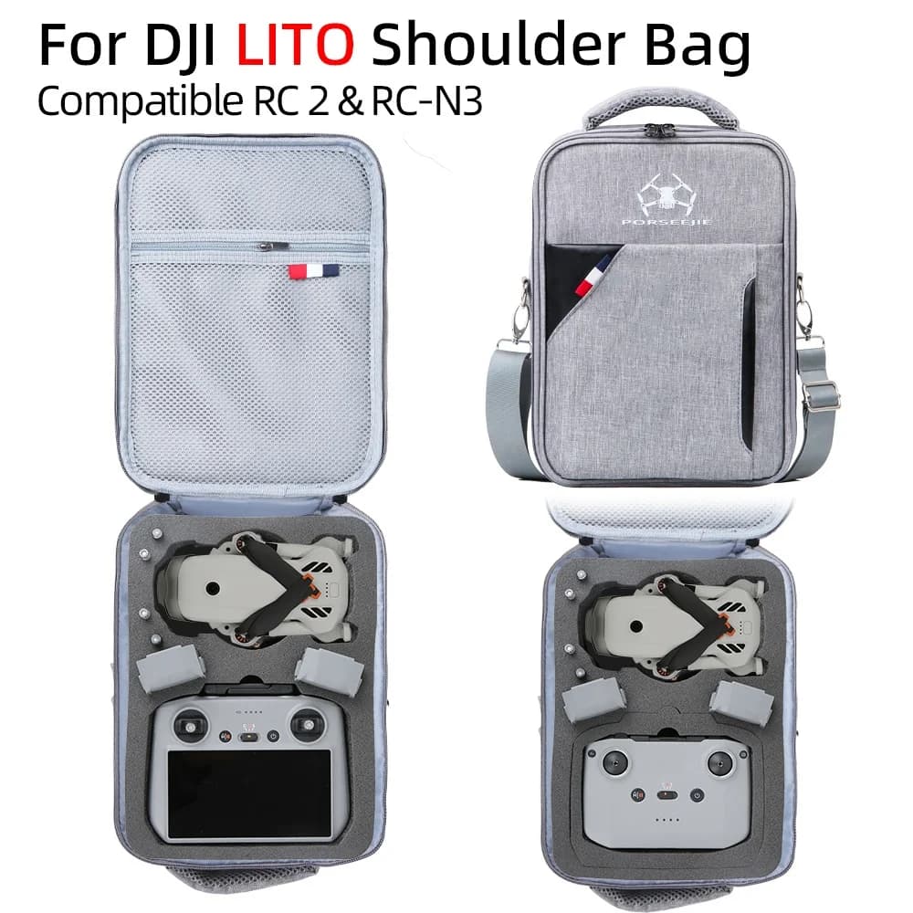Borsa Organizer per DJI Lito X1, Borsa a Tracolla Lito 1, Borsa a Tracolla RC 2, Borsa Protettiva RC N3, Accessori
