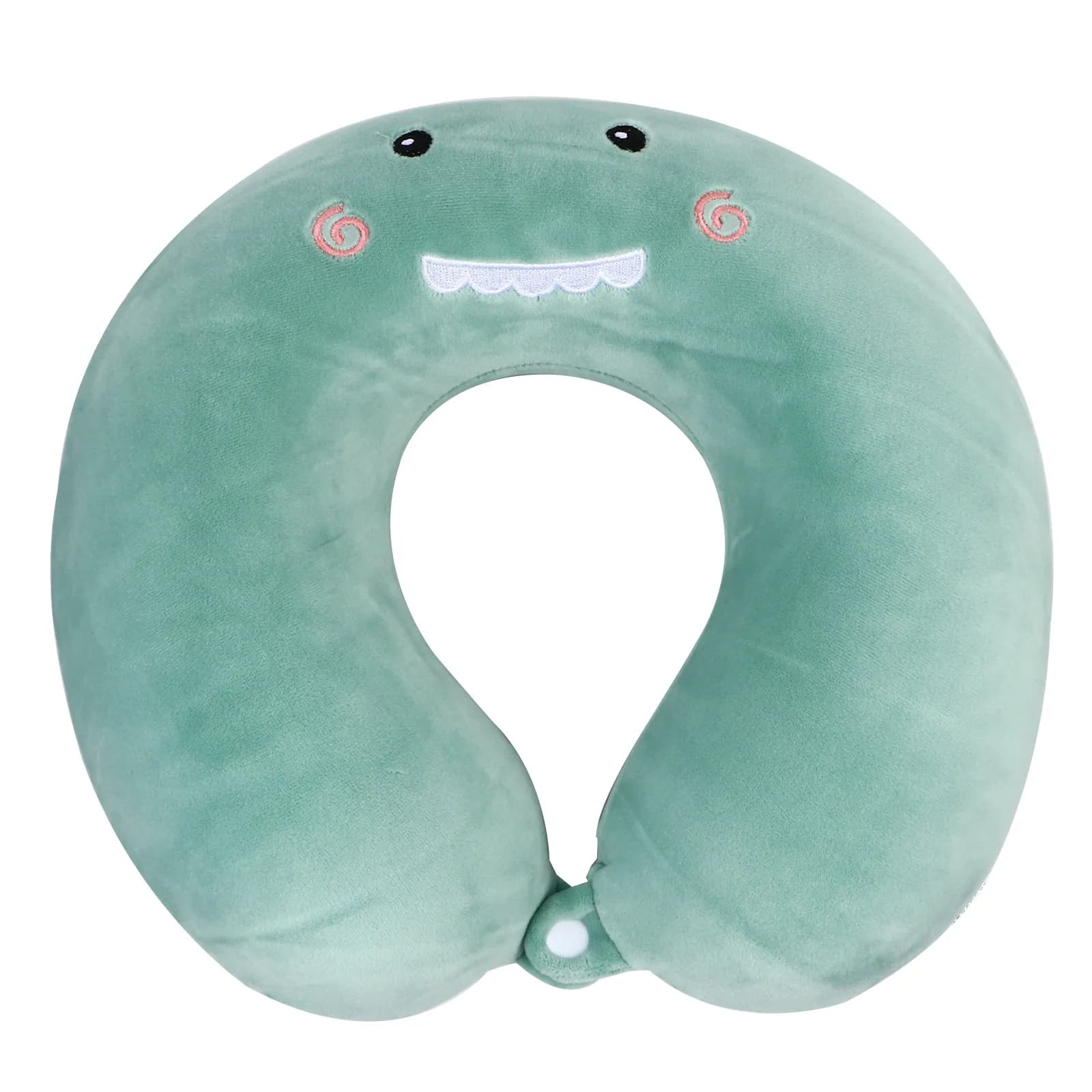 1Pcs U-Shaped Neck Pillow Cartoon Animal Design Travel Neck Support Cushion for Kids Boys Girls Car Airplane Train