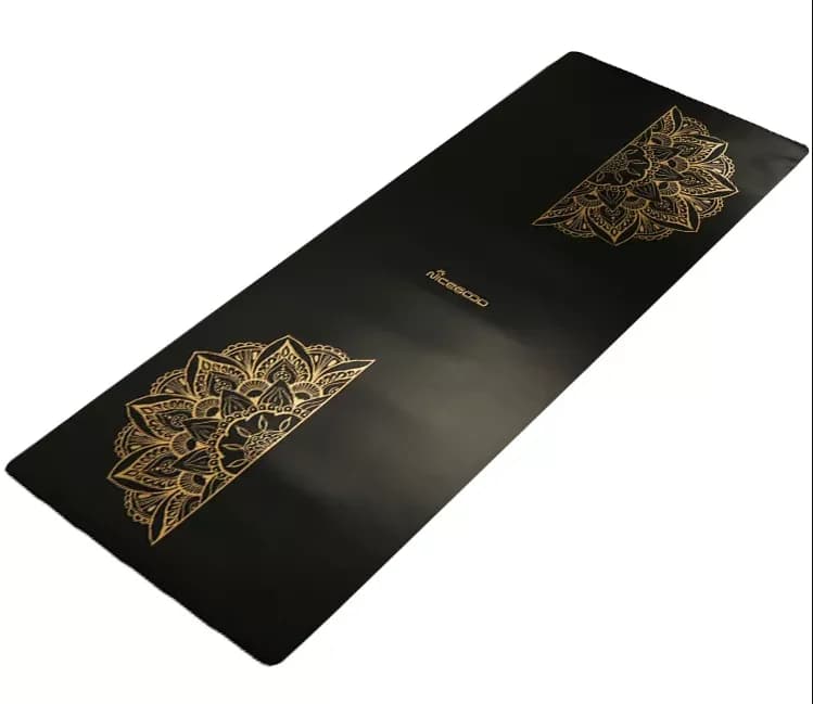 Factory Stock Direct Supply Yoga Exercise High Quality Logo Customized PU Rubber Yoga Mat