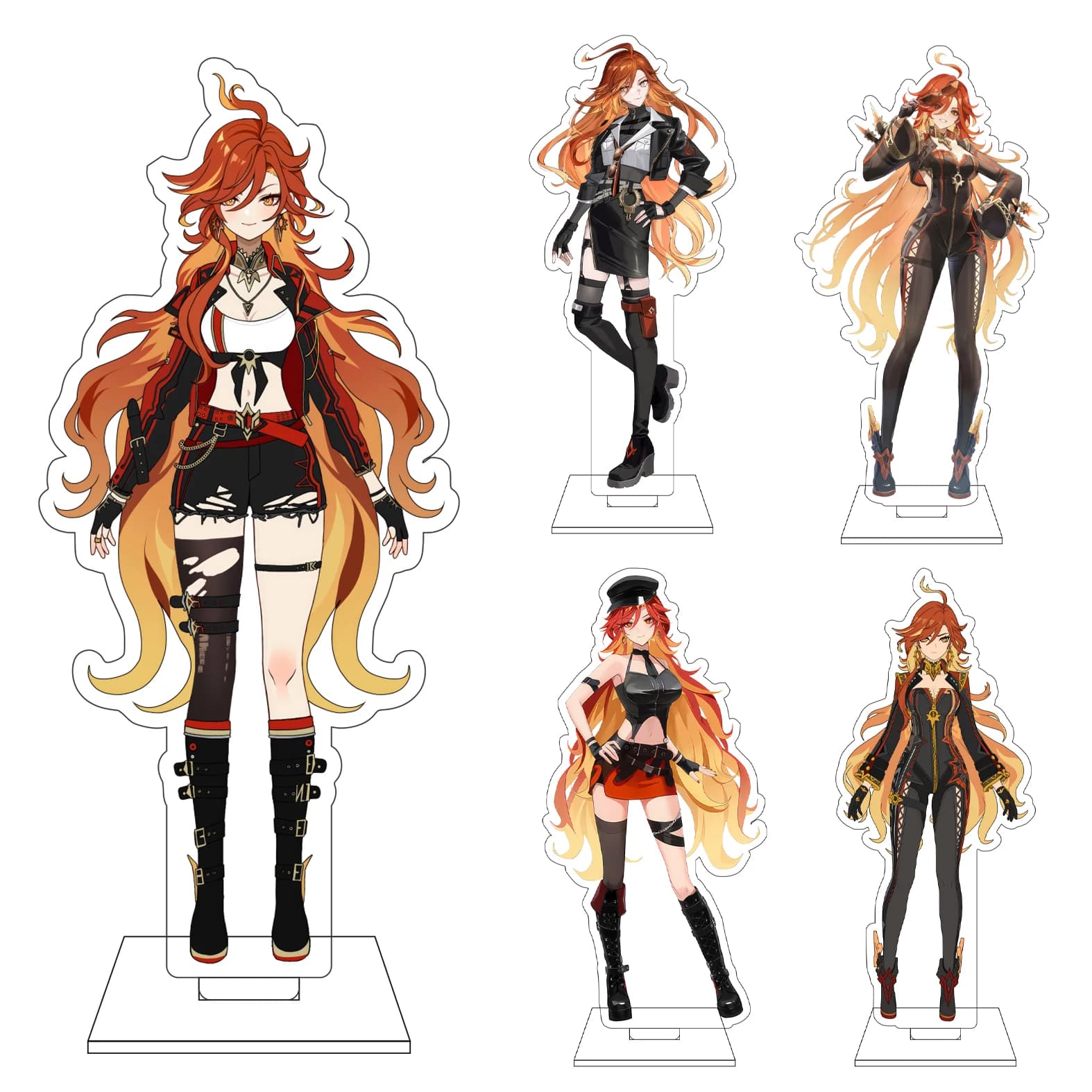 Statuetta in Acrilico da 16CM di Mavuika, Personaggio di Genshin Impact, per Cosplay e Decorazione