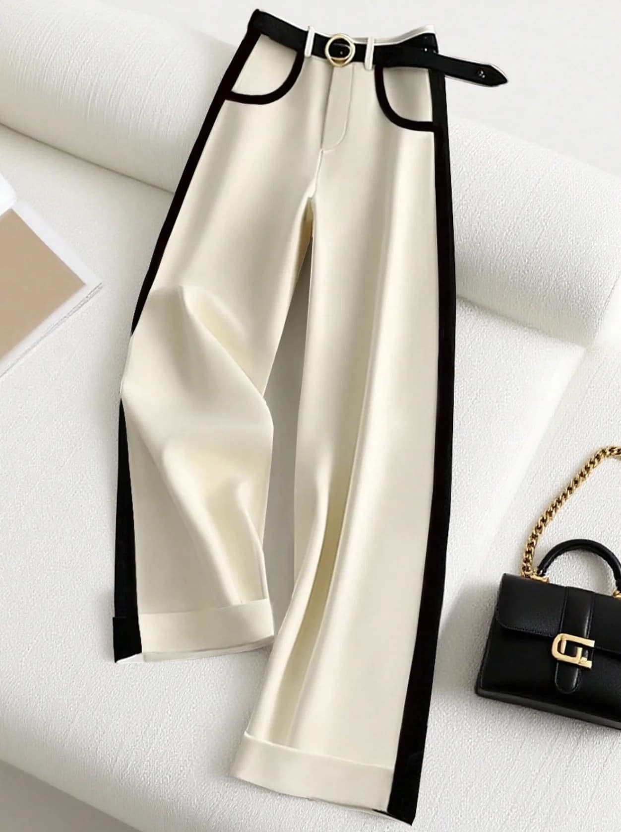 Vacanza diretta da donna elegante moda per il tempo libero sport all'aria aperta dimagranti versatili pantaloni coreani e europei (senza cintura)