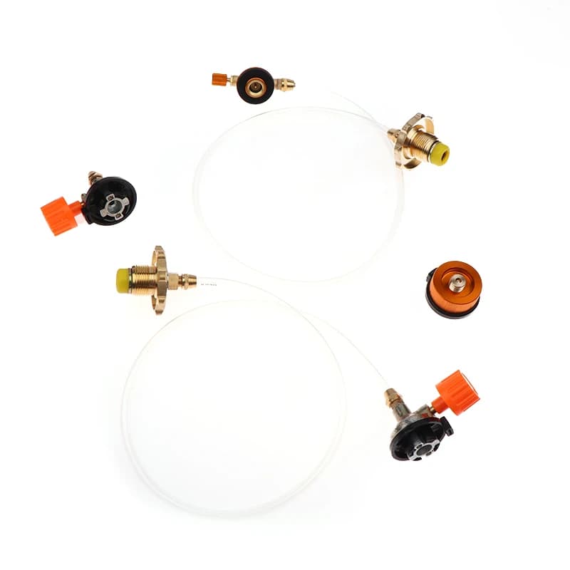 Adapter for Refilling Gas Stove, Flaming Valve for Tanks, Gas Tank Connector, Barbecue Accessories