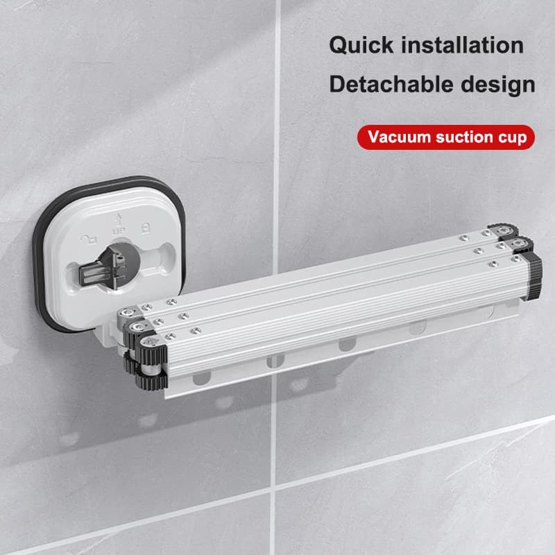 EIBSHI Retractable Supplies Wall Mounted Laundry Seat for Home Use to Dry Towels and Spacious Clothes
