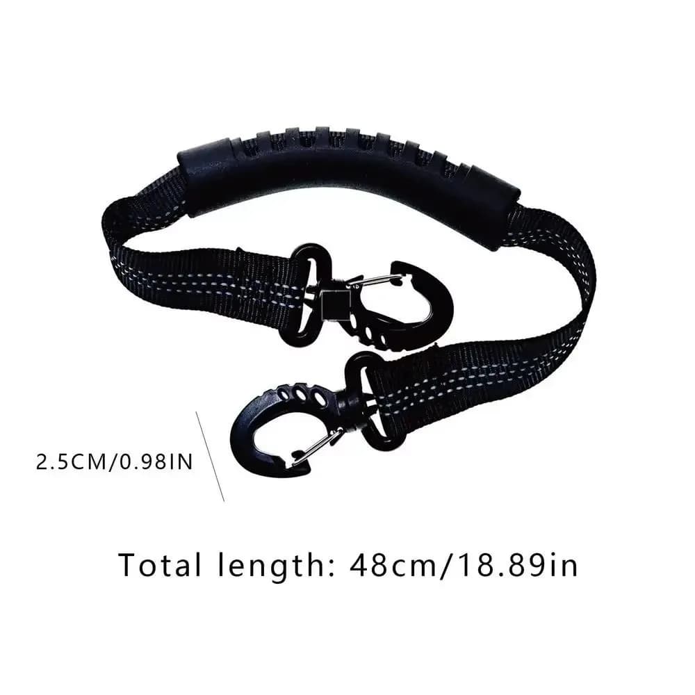 Adjustable Ski Boot Strap Winter Sport Roller Skate Shoe Lifter Ice Skates Carrying Straps Nylon Ski Boot Carrier Straps