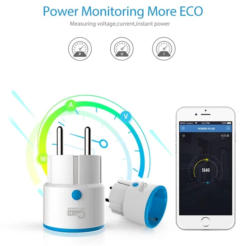 Presa Intelligente ZWAVE PLUS EU Timethinker, Sistema di Automazione Domestica con Allarme, Frequenza Video Z Wave 868.4MHz