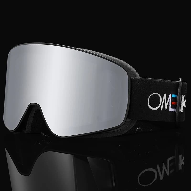 NUOVISSIMO occhiali da sci antiappannamento a doppio strato occhiali da motoslitta occhiali da snowboard per sport all'aria aperta