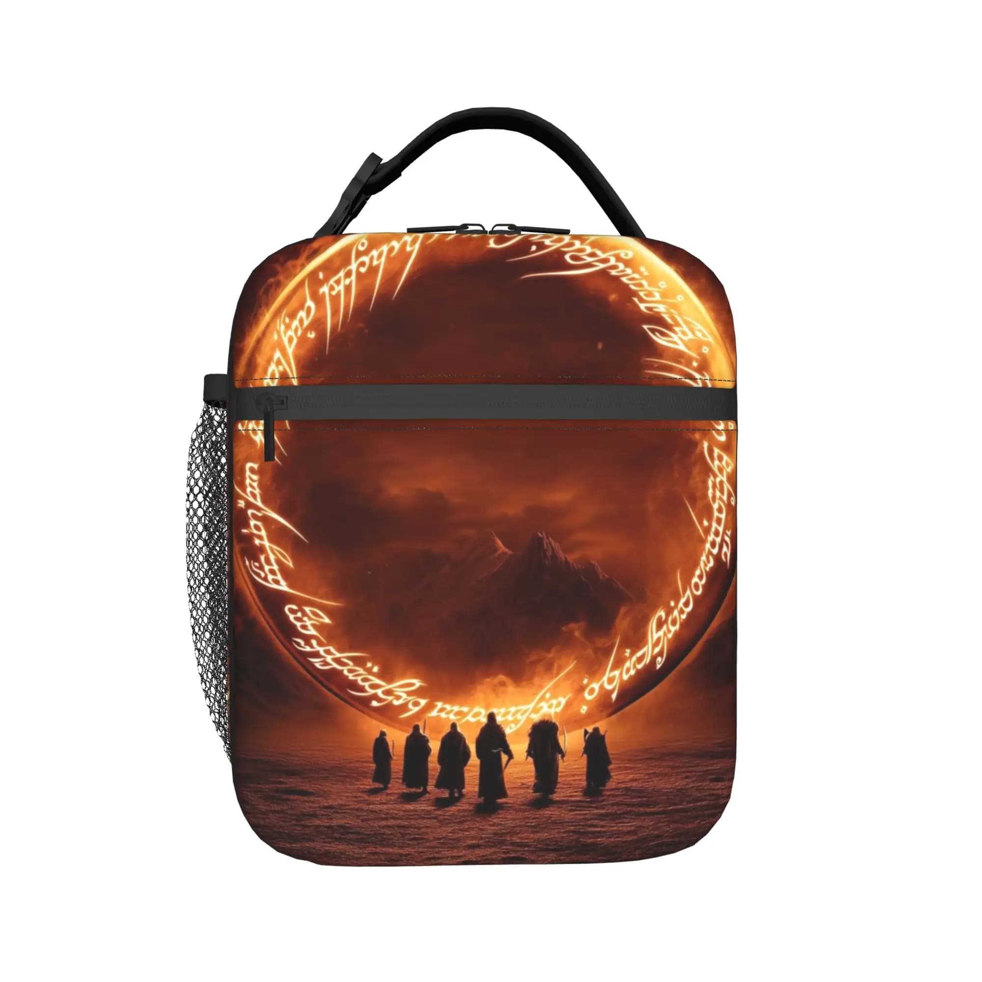 Borsa termica per il pranzo Lords Rings Merch, borsa termica riutilizzabile per la scuola, borsa termica per la conservazione degli alimenti