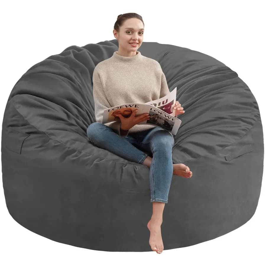 Sacco armchair, comfortable Sacco armchair with upholstery in Memory Foam, Soft Sofa with Velvet upholstery in Dutch, Sacco Rotonde armchair