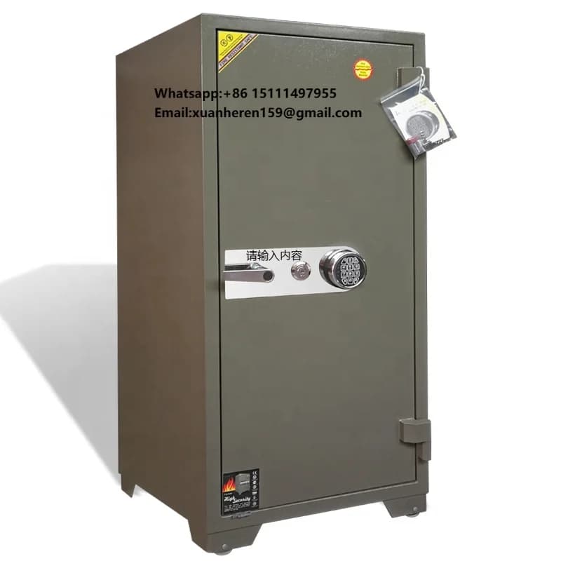 (F-1420) GEMSAFE/ Cassaforte Ignifuga / Resistente al Fuoco / Resistente alle Intemperie con Cemento