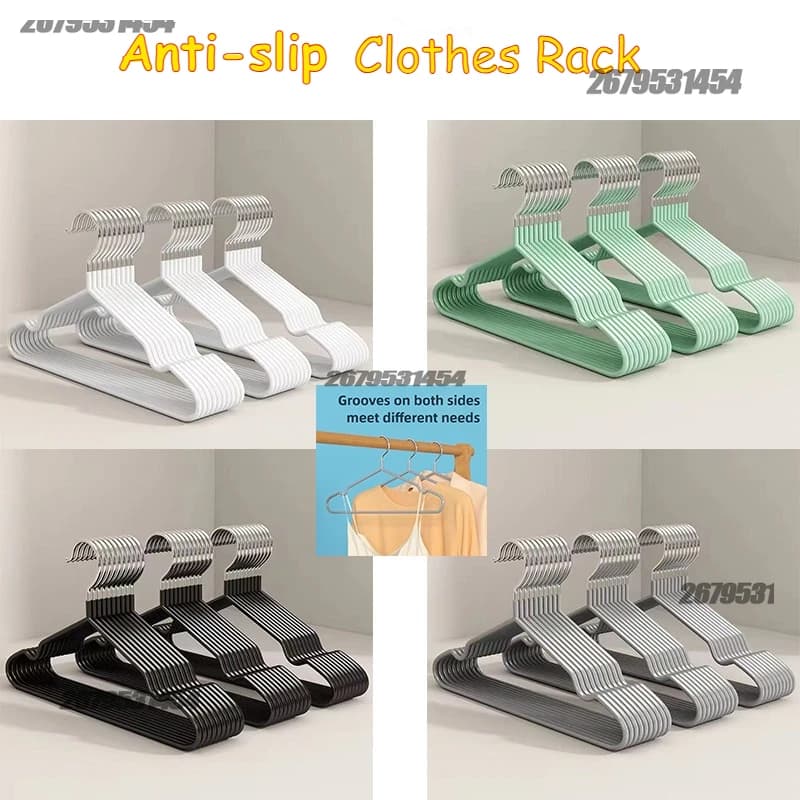 Clothes hanger for clothing organizers Anti-frink coat hanger for domestic use Metal anti-slip drying often to store bedrooms Adult wardrobes