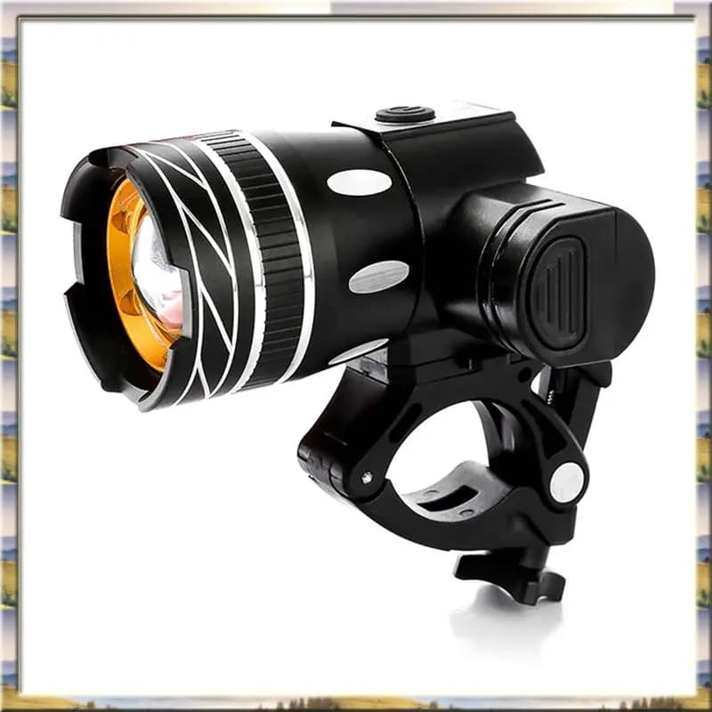 Budget-Friendly Headlight Zoomable USB Rechargeable LED Bicycle Front Light MTB & Road Bike Night Safety Light