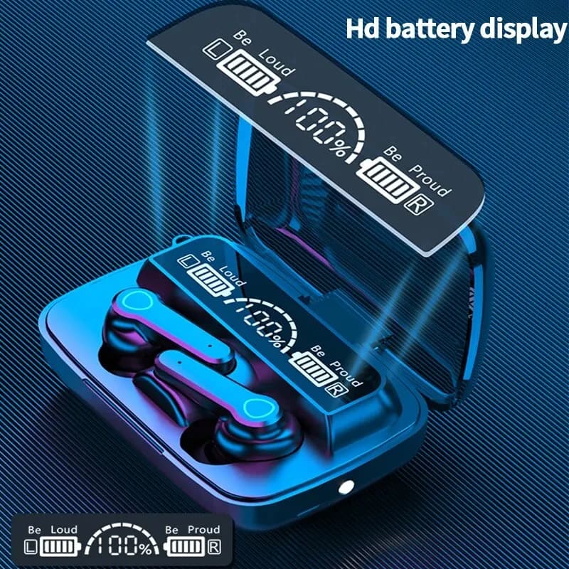 M19 Bluetooth Headset Wireless Tws Gaming Support Noise-cancelling Touch In-ear Mini Emergency Power Bank Headset Earphones