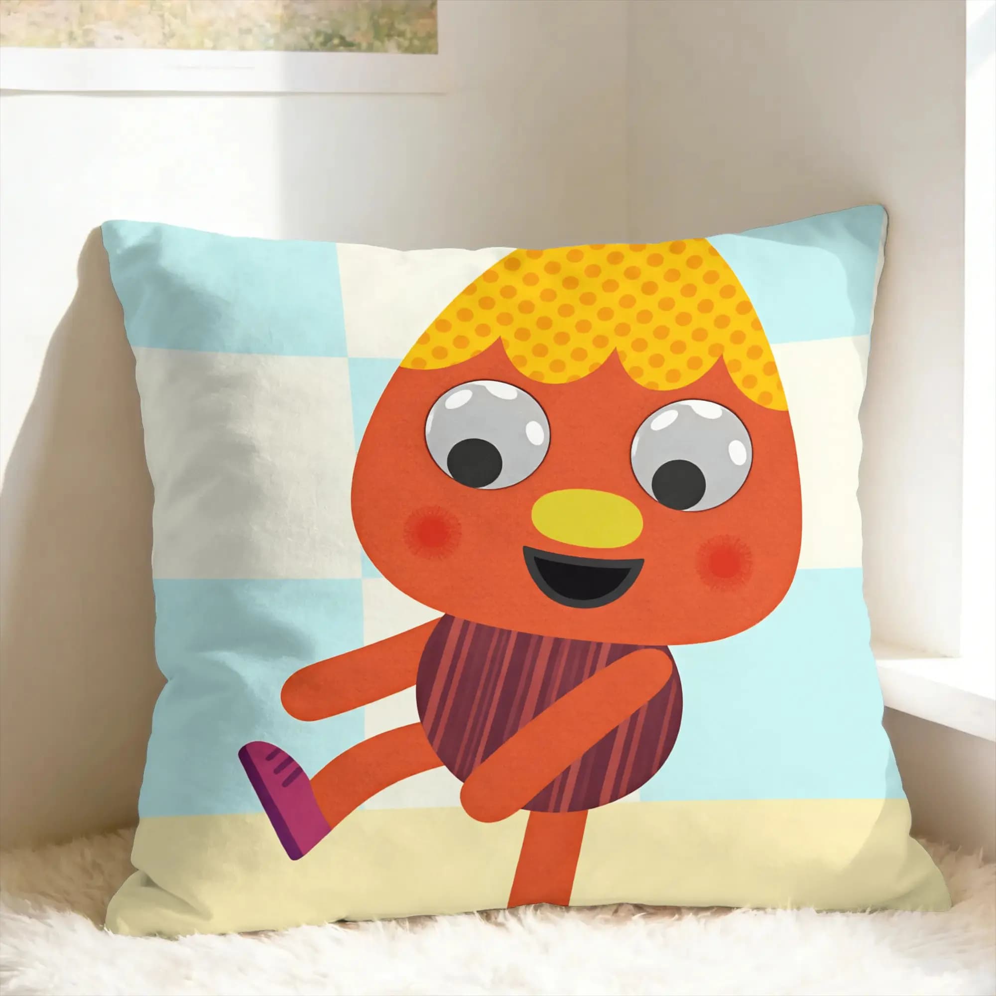 Me! Noodle & Pals Songs Pillow Cover Kawaii Pillow Case For Sofa Couch Bed Living Room Comfy Cushion Cover Gift