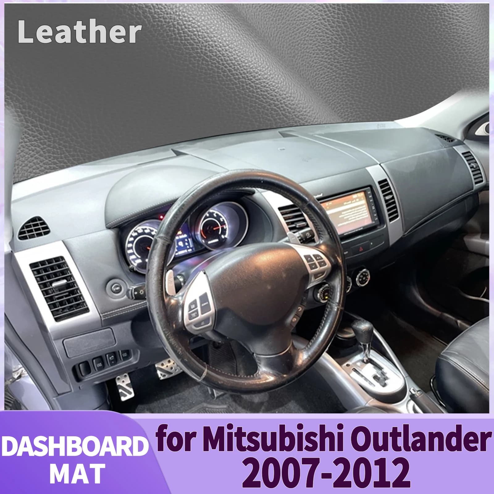 Adatto per Mitsubishi Outlander 2007 2008-2012 Accessori Auto Tappetino Copri Cruscotto Protezione Parasole