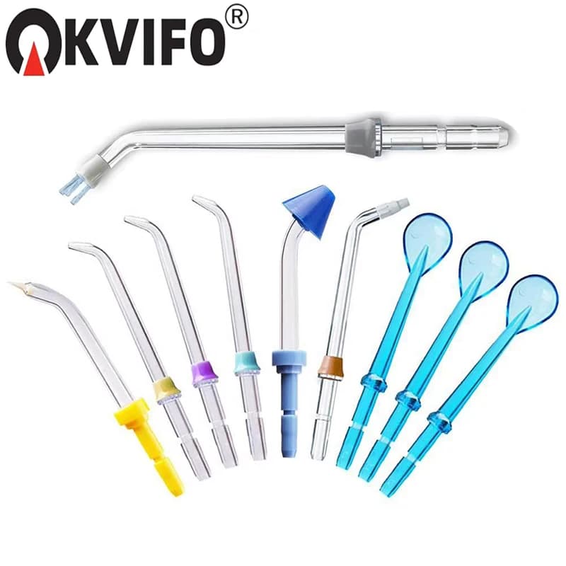 KVIFO Waterpulse Waterpik Nicefeel Flycat Jet Tips Dental Water Flosser Spare Parts Dental Water Flosser
